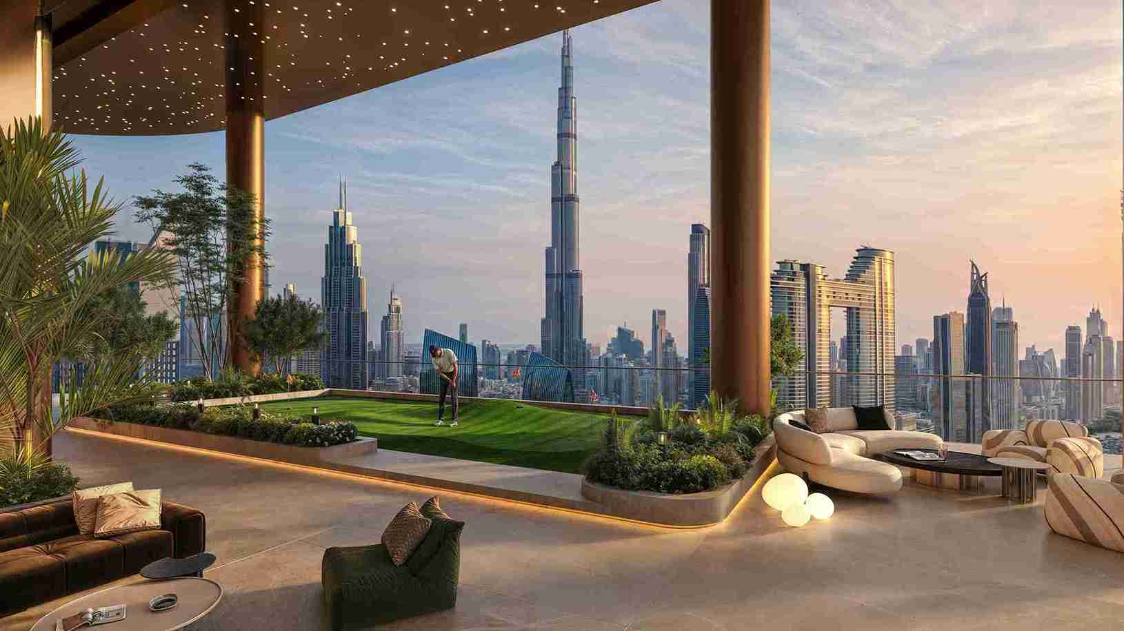 Sheikh Zayed Road corridor residences Dubai — Sol Luxe Tower render