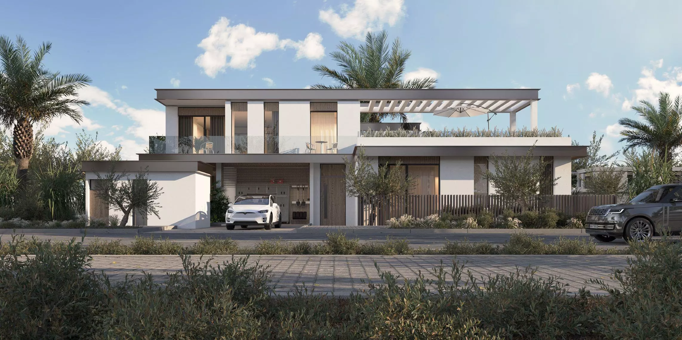 Al Naseem villa interior — coastal contemporary