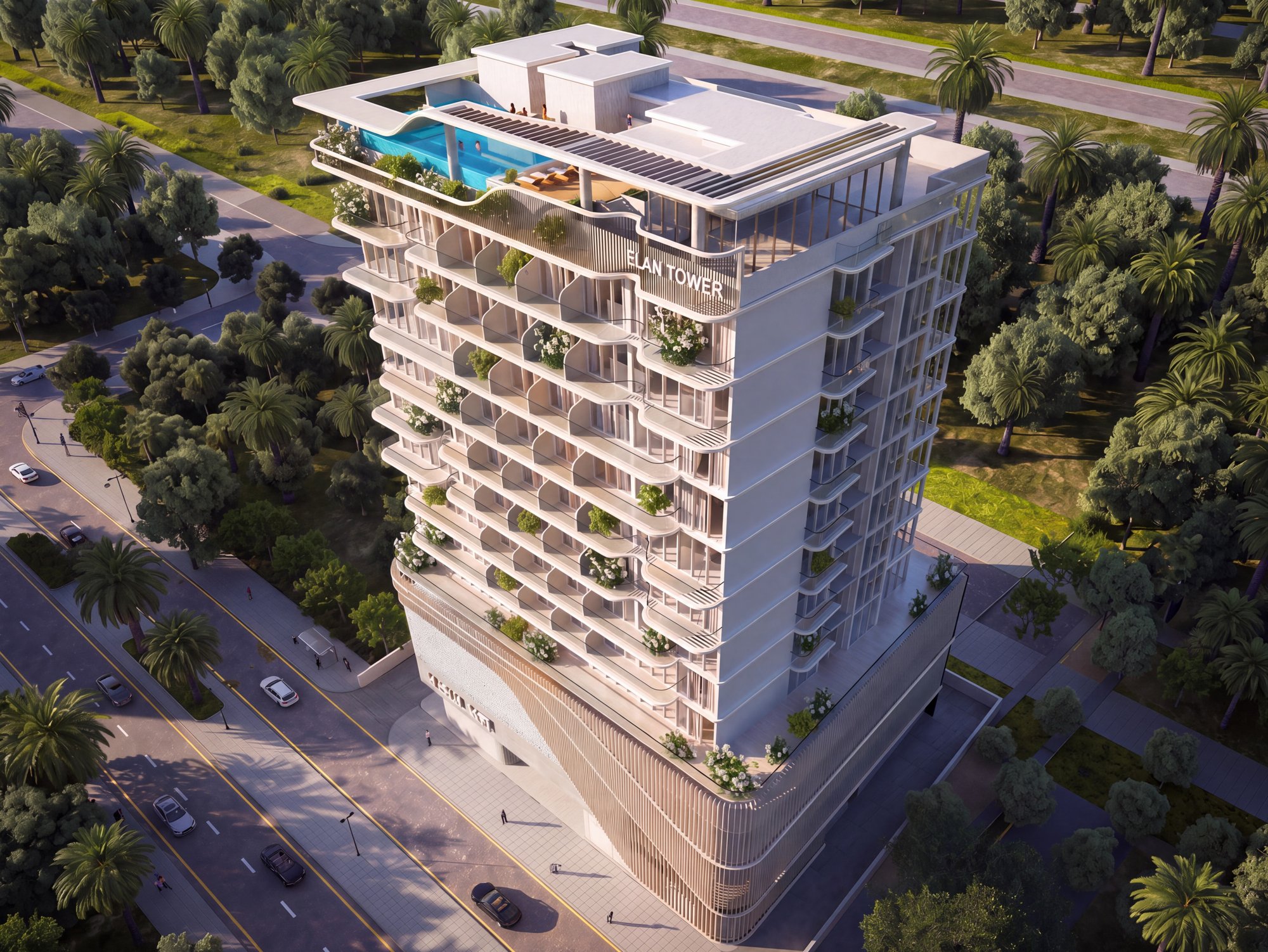 Elan Tower at Alfulaiti Residences, Dubailand — off-plan development listed by Early Bird Properties